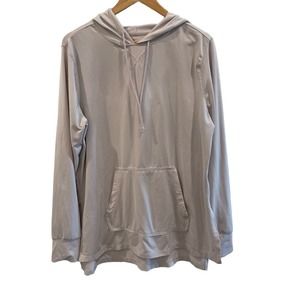 Nike Hoodie Womens Xtra Large Dri Fit Lilac Long Sleeve Pullover